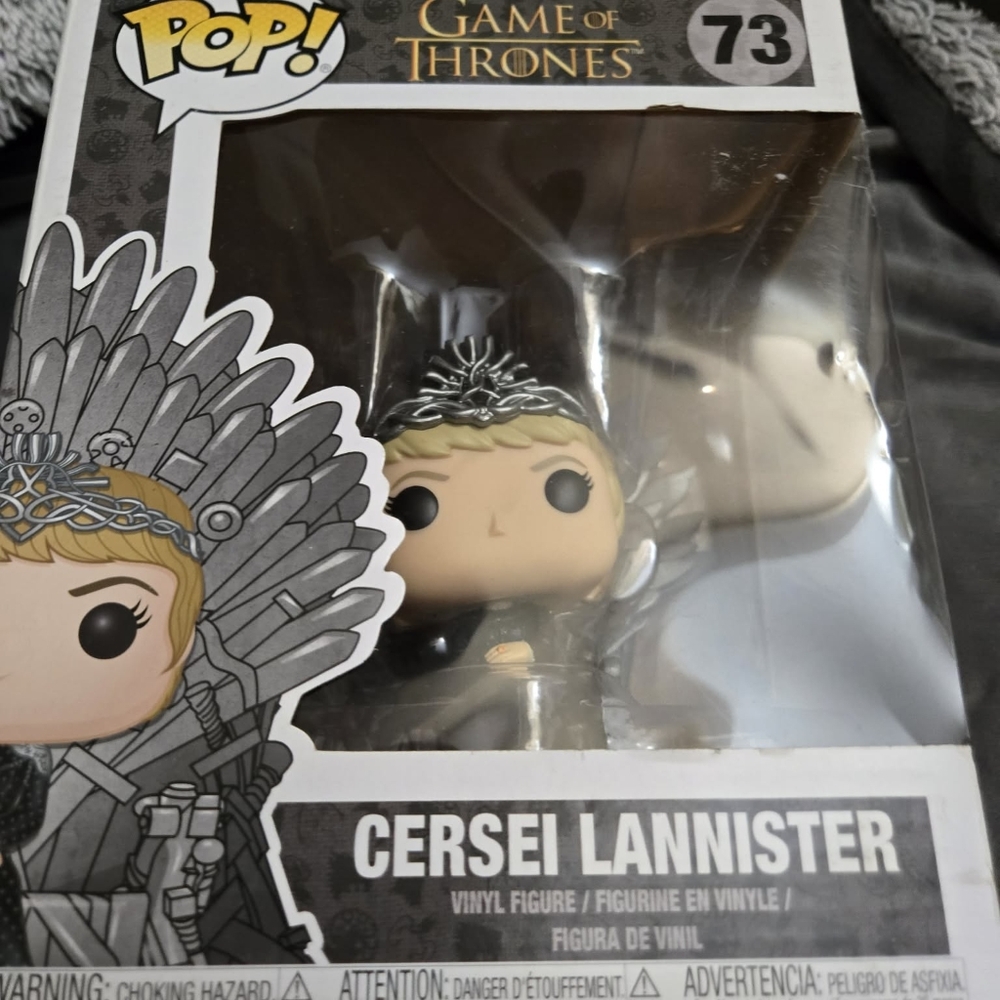 Funko Pop Cersei Lannister Figure On Iron Throne BNIB